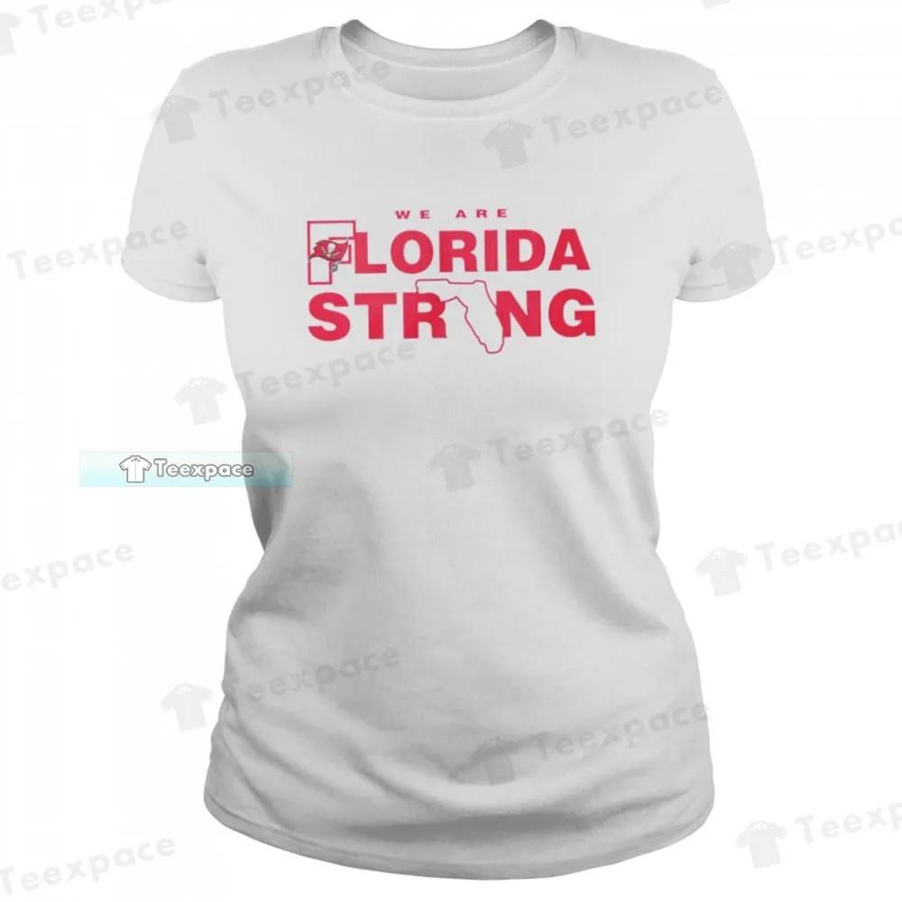 We Are Florida Strong Tampa Bay Buccaneers T shirt Womens 2