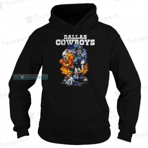 Witch Mickey Mouse Halloween Dallas Cowboys Shirt