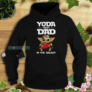 Yoda Best Dad In The Galaxy Football NFL Tampa Bay Buccaneers Shirt