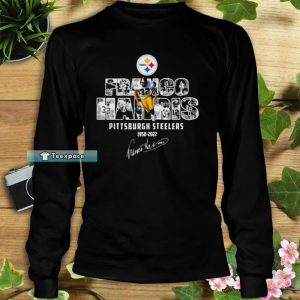 1950 2022 Signatures Pittsburgh Steelers Long Sleeve Shirt
