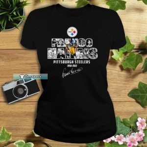 1950 2022 Signatures Pittsburgh Steelers T Shirt Womens