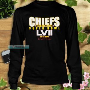 2022 AFC Champions Super Bowl LVII 2023 Kansas City Chiefs Long Sleeve Shirt