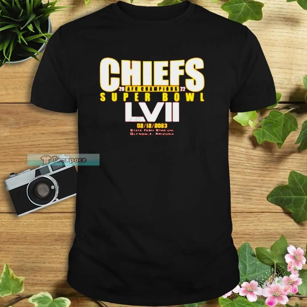 Kansas City Chiefs Super Bowl LVII Champs Arch T-Shirt
