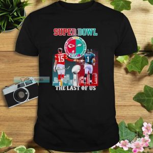 2023 Patrick Mahomes Vs Jalen Hurts The Last Of Us Super Bowl LVII Shirt