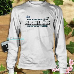 2023 Super Bowl LVII Vivid Striations Philadelphia Eagles Long Sleeve Shirt