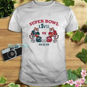 2023 Tigers Philadelphia Eagles VS Kansas City Chiefs Super Bowl LVII Shirt