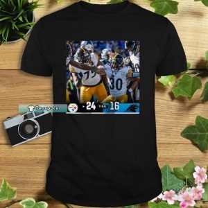 24 16 Panthers Nfl 2022 Steelers Final Score Shirt