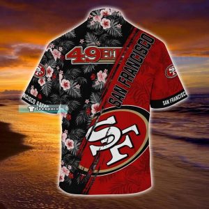 49ers Summer Mickey Floral Pattern Hawaii Shirt
