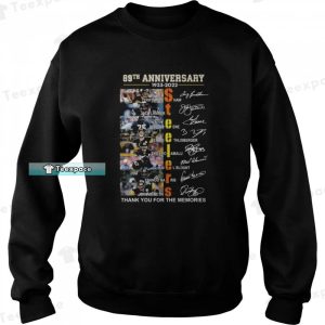89th Anniversary Steelers Thank You For The Memories Sweatshirt