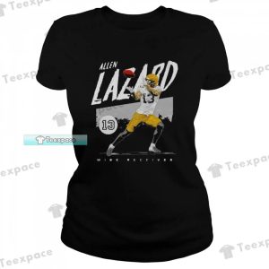 Bay Green Packers Allen Lazard 12 Receiver T Shirt Womens