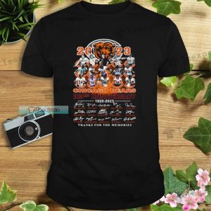 Bears 103rd Anniversary Signatures Thanks For The Memories Shirt