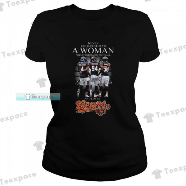 Bears Never Underestimate A Woman Jackson And Smith Signatures Shirt