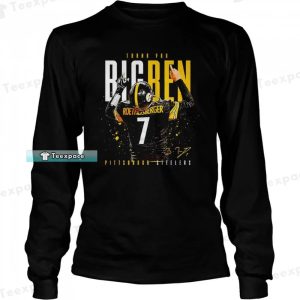 Ben Roethlisberger Steelers Thank You Big Ben Long Sleeve Shirt