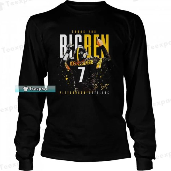 Ben Roethlisberger Steelers Thank You Big Ben Shirt