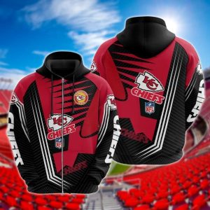 Black And Red Kc Chiefs Hoodie Chiefs Gift For Him