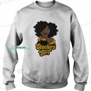 Black Earring Steelers Black Girl Sweatshirt