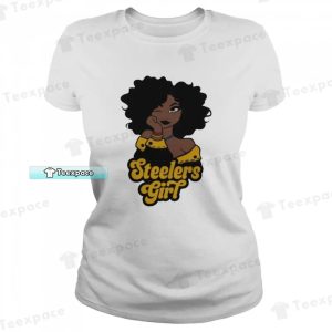 Black Earring Steelers Black Girl T Shirt Womens