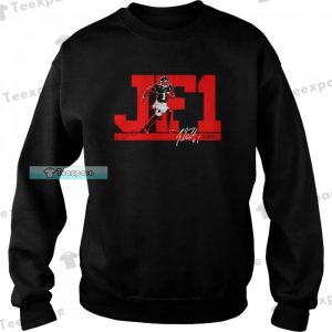 Black JF1 Justin Fields Chicago Bears Sweatshirt