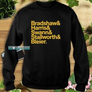 Bradshaw Harris Swann Stallworth Bleier Steelers Sweatshirt