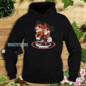 Chicago Bears Black Mickey And Minnie Shirt