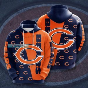 Chicago Bears C Pattern Hoodie