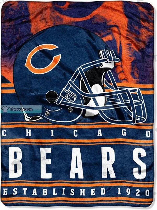 Chicago Bears Established 1920 Fleece Blanket