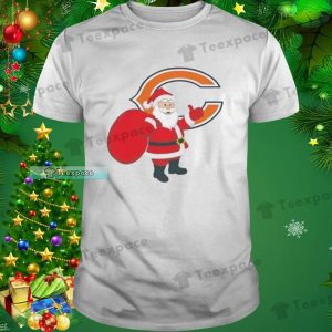 Chicago Bears Santa Claus Christmas Unisex T Shirt