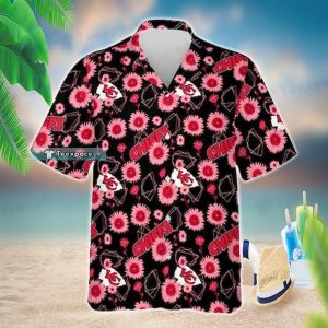 Chiefs Aloha Pink Floral Hawaiian Shirt Gift For Her