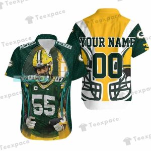 Custom Green Bay Packers Zadarius Smith #55 Hawaiian Shirt