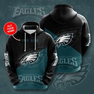 Custom Name Eagles 3D Hoodie Gift Ideas For Men