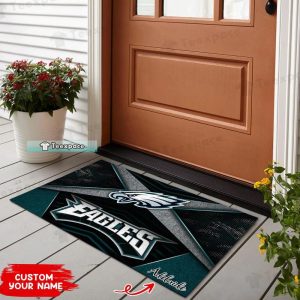 Custom Name Eagles Doormat Eagles Philadelphia Gift Idea