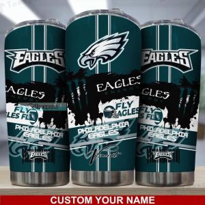 Custom Name Philadelphia Eagles Strong Tumbler Gift Idea 2