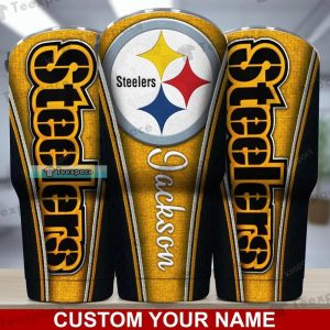 Custom Name Pittsburgh Steelers Cornhole Board Tumbler
