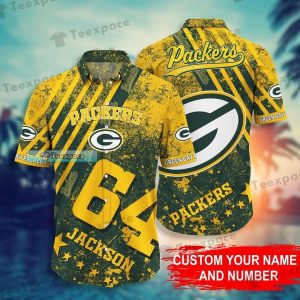 Custom Packers Nation Golden Blots Hawaiian Shirt