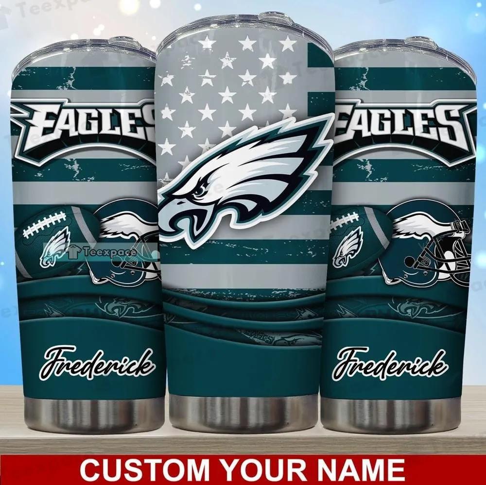 Custom Philadelphia Eagles Plastic Tumbler Gift For Dad