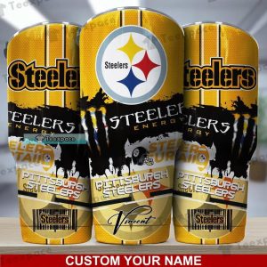 Custom Pittsburgh Steelers Energy Tumbler