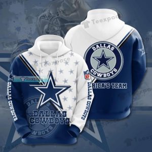 Dallas Cowboys America’s Team Star Pattern Hoodie
