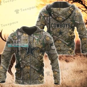 Dallas Cowboys Camoflage Fall Forest Hoodie
