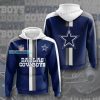Dallas Cowboys Retro Blue Pullover Hoodie
