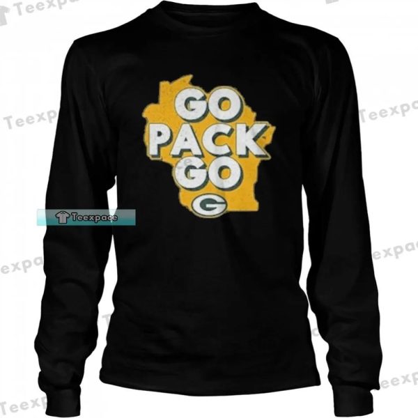 Go Pack Go Green Bay Packers Fanatics Branded Passing Touchdown Shirt