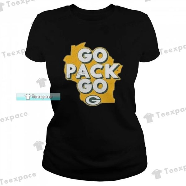 Go Pack Go Green Bay Packers Fanatics Branded Passing Touchdown Shirt
