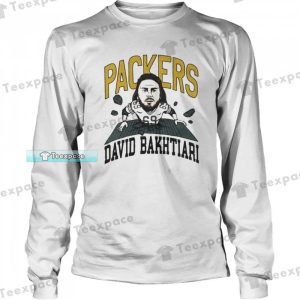 Green Bay Packers 69 David Bakhtiari Caricature Art Long Sleeve Shirt
