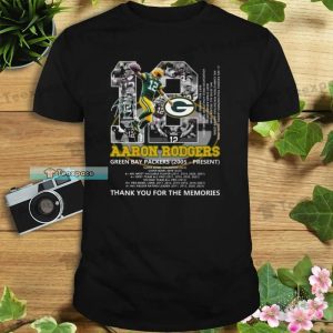 Green Bay Packers Aaron Rodgers 2005 – Present Memories Shirt