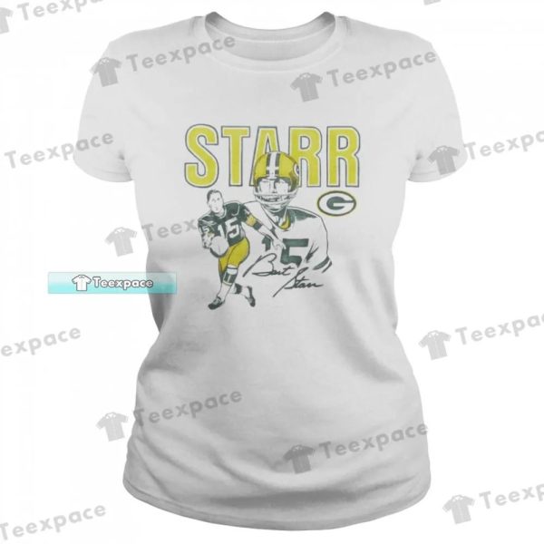 Green Bay Packers Bart Starr Signature Shirt