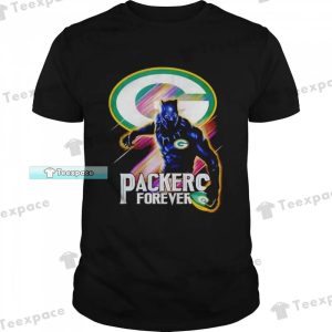 Green Bay Packers Black Panther Shirt