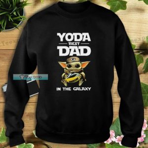 Green Bay Packers Yoda Best Dad In The Galaxy Shirt