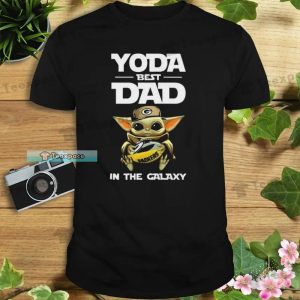 Green Bay Packers Yoda Best Dad In The Galaxy Shirt
