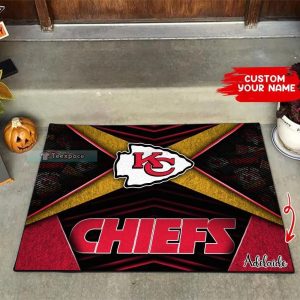 Custom Name KC Chiefs Doormat