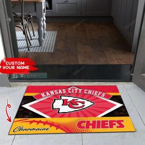 Kansas City Chiefs NFL Personalized Doormat For This Season TU29074 2