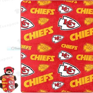 Kansas City Chiefs Sherpa Blanket KC Chiefs Gift 1